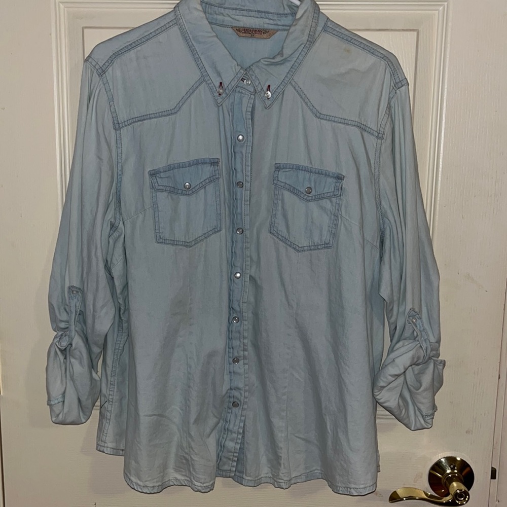Women denim top